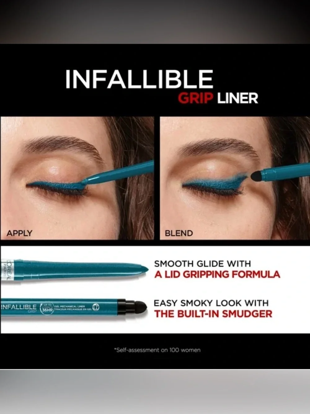L'Oréal Paris Infallible Grip Gel Mechanical Liner shade 240 Turquoise